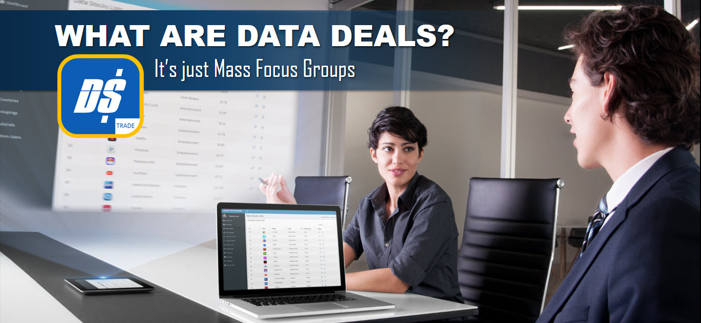 Data Stocks  Inc - Data Trader Application - Data Deals and Mass Focus Groups